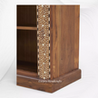 Teakwood Bone Inlay Bookshelf Natural