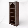 Teakwood Bone Inlay Bookshelf Walnut