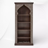 Teakwood Bone Inlay Bookshelf Walnut