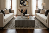 Terning Bone Inlay Coffee Table Black