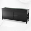 Texas Cane Credenza Black