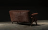 Vela Flat Arm V-Leg Sofa side angle
