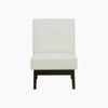 Vela V-Leg Upholstered Lounge Chair in off white
