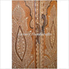 Vintage Anglo Indian Teak Wood Wardrobe Bone Inlaid Almirah 5