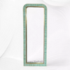 Waterfall Bone Inlay Floor Mirror Elf Green