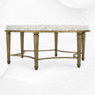 White Mother of Pearl Inlay Coffee Table