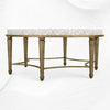 White Mother of Pearl Inlay Coffee Table