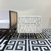 Zarina Brown Stripe Bone Inlay Bedside Table