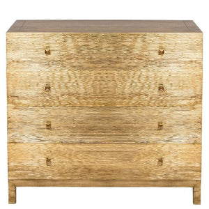 Wave Brass Chest Of Drawers