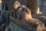 Sleeping Buddha In Rainbow Stone 4