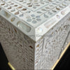 Arabic Mother Of Pearl Inlay Cabinet White 5