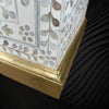 Close-up of an Arabic Mother Of Pearl Inlay Cabinet White 6