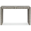 Bone Inlay Floral Console Table Black 2
