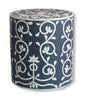 Bone Inlay Stool Bel Black 1