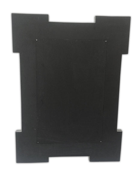 Black Bone Embossed Hallway Mirror