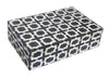 Black Moroccan Pattern Bone Inlay Box 4