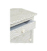 Bone Inlay Chevron Zigzag Bedside Grey 3