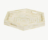White Bone Inlay Tray