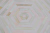 Bone Inlay Tray Stripe Hexagon Shape Pale Pink 3