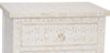 Bone Inlay 1 Drawer 1 Door Side Cabinet Quote Design White 2