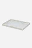 Bone Inlay Tray In Geometric Design Ice Blue 2