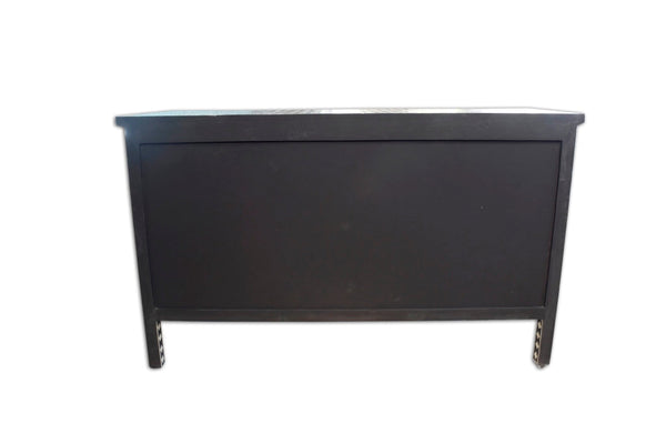 Bone Inlay 7 Drawer Targua Chest Black 5