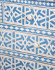 Blue Bone Inlay Chest Of 4 Drawer Star Geometrical Design 3