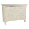 Bone Inlay Chest Of 4 Drawer Stripe White 2