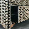 Targua Bone Inlay 4 Drawer Chest Black 4