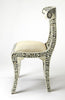 Bone Inlay Floral Chair Grey 3