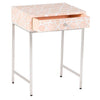 Fez Mother Of Pearl Inlay Side Cabinet - Pale Pink 4