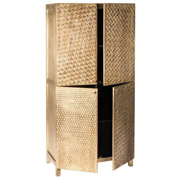 Embossed Brass Cupboard
