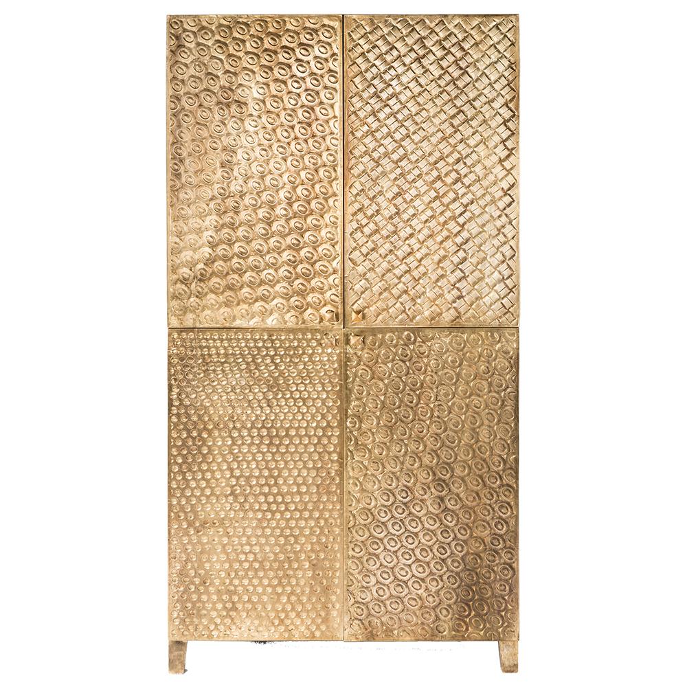 Embossed Brass Cupboard