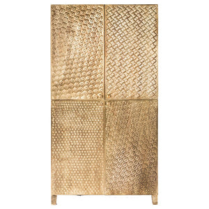 Embossed Brass Cupboard