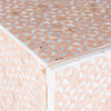 Triangle Mother Of Pearl Inlay Cabinet - Nude Pink 2