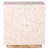 Triangle Mother Of Pearl Inlay Cabinet - Nude Pink 4
