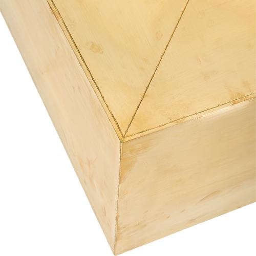 Brass Square Coffee Table
