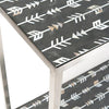 Mother Of Pearl Inlay Arrow Console Grey 3