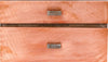 Copper Timber Two Drawer Side Table 3