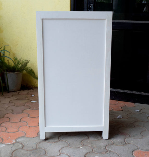 Mother Of Pearl Inlay 6 Drawer Chest White