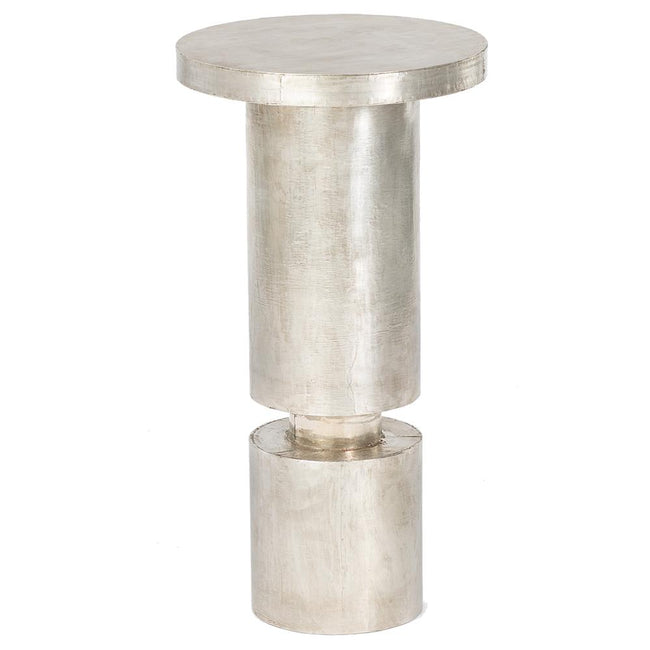 Embossed Metal Side Table Stand 1