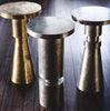 Embossed Brass Side Table Pole 3