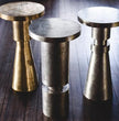 Embossed Metal Side Table Pole 3