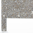 Floral MOP Inlay Headboard Grey – Luxury Handicraft