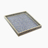 Blue Bone Inlay Tray In Geometric Design 2