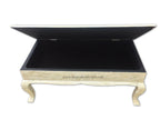 Full Camel Bone Inlay Center Table Cum Trunk Box Ivory 2