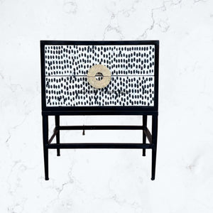 Full Bone 2 Drawer Bedside Black Ready to Ship 1Full Bone 2 Drawer Bedside Black Ready to Ship 1