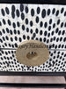 Full Bone 2 Drawer Bedside Black Ready to Ship 4
