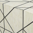 Full Bone Inlay Geometric Side Table 3