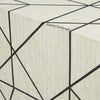 Full Bone Inlay Geometric Side Table 3